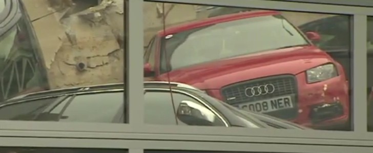 Roof of Audi Dealership in Milton Keynes Collapses, Destroys 20 Cars