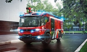 Rosenbauer RT Shows How an Electric Fire Truck Can Go Electric
