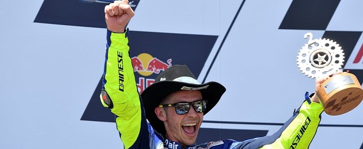Valentino Rossi gets second place COTA 2017
