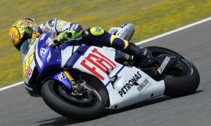 Rossi Tests New Engine for Yamaha at Jerez