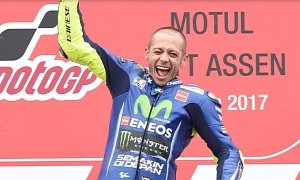Rossi Wins Assen Round, Vinales Crashes Out