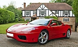 Rosso Red Ferrari 360 Modena That Used to Belong to Eric Clapton Can Now Be Yours