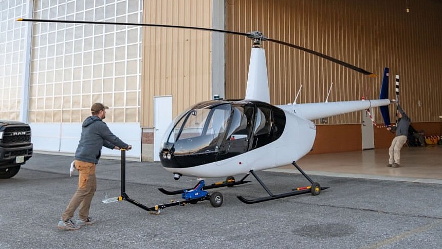 The R550X uncrewed helicopter for civilian use