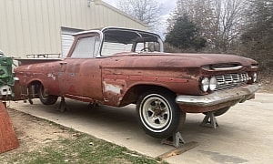 Rough 1959 Chevrolet El Camino Emerges With Bad Engine and Bed News