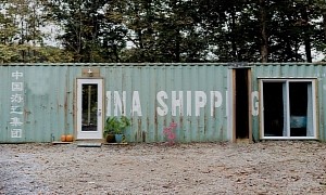 Rough-Looking Shipping Container Reveals One of the Quirkiest Tiny Homes Ever