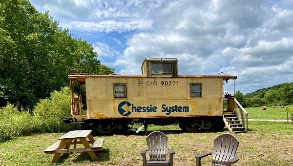 This authentic Athens County C&A caboose is now a welcoming Airbnb