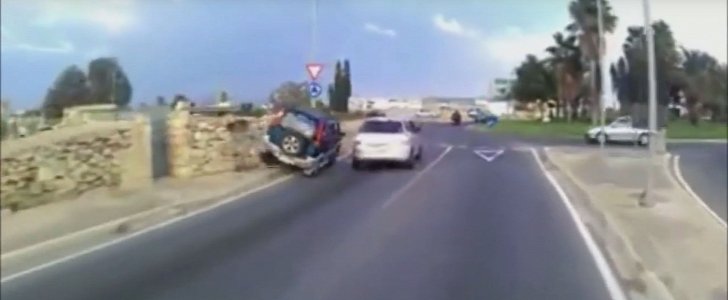 Roundabout trouble in Malta
