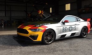 Roush Ford Mustang GT Old Crow Is How a WW2 Fighter Plane Looks Like on the Road