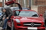 Rowan Atkinson Bends Over For His SLS AMG