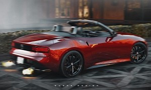 Rowdy, Flame-Spitting 2023 Nissan Z Roadster Looks Perfect for Luxury Dream Estate