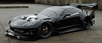 Rowdy Twin-Turbo Widebody C7 Corvette Seeks Batman’s Daily Driver CGI Position