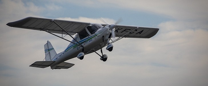 The Ikarus C42 conducted the first flight using synthetic fuel