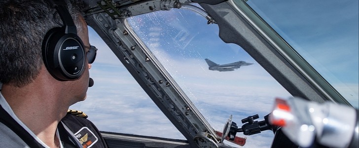 RAF's Typhoons had to intercept a simulated enemy threat