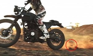 Royal Enfield Himalayan Peg Breaks Off in Official Teaser
