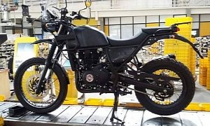 Royal Enfield Himalayan Spotted in Traffic, Sounds Interesting