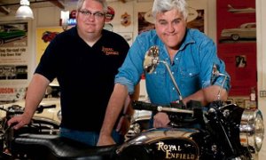 Royal Enfield Motorcycle Delivered to Jay Leno