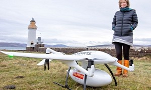 Royal Mail Turns to Drones for Parcel Delivery from Mainland UK to an Island