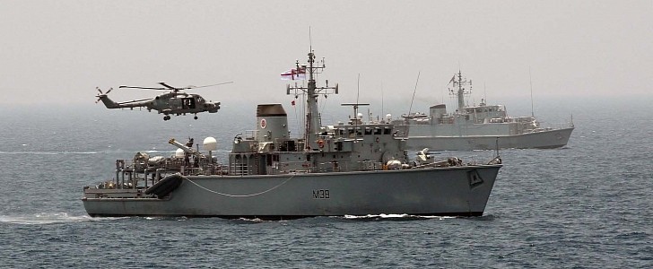HMS Atherstone is one of Royal Navy's minehunters