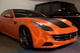 RRR Ferrari FF Wrap: Metallic Orange and Chrome