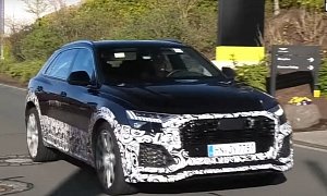 RS Q8 Spied at the Nurburgring, Is a 600+ HP Lamborghini Urus Rival