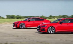 RS4 Vs. RS7 Audi Olympics Proves Fun and Performance Are Not Price Related