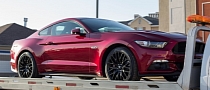Ruby Red 2015 Ford Mustang Spotted for the First Time