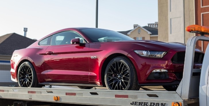 2015 Ford Mustang in Ruby Red