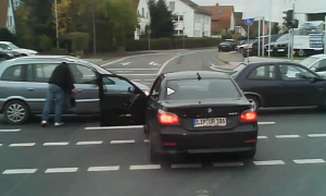 Rude BMW Driver Gets Instant Karma