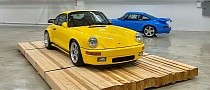 RUF CTR Yellowbird Joins Other Porsches in L.A. for Rare Get-Together