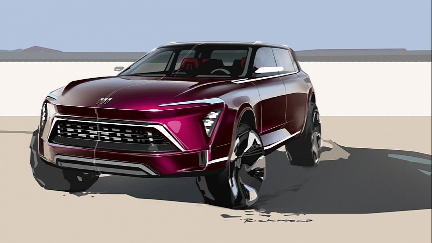 Buick 4x4 SUV rendering by GM Design Center