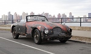 Ruined 1952 Aston Martin DB2 Drophead Is Neglect Selling for a Six Digit Figure
