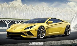 Rumored Entry-Level Lamborghini Rendered as The Junior Supercar We All Need