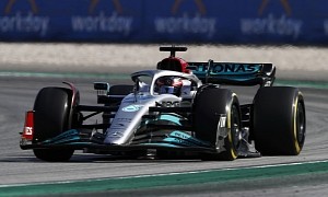 Russell Knows There’s Pressure on Mercedes to Perform Well in France With Upgraded W13 Car