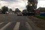 Russian Armored Personnel Carrier Always Has the Right of Way
