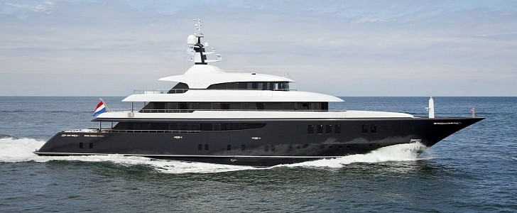 Icon was the first superyacht to be delivered by the Dutch Icon Yachts