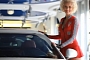 Russian Blonde Test Drives Maserati GranTurismo