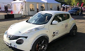 Russian-Built 750 HP Nissan Juke R Races at Moscow Mile
