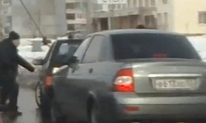 Russian Car Jackers Just Fail