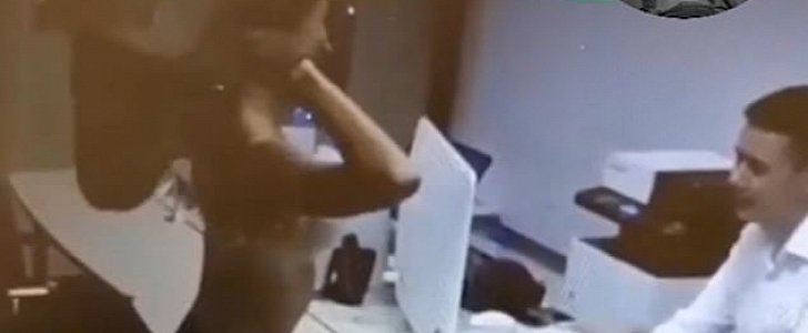 Russian woman tries to secure car loan by showing her breasts to the bank manager, fails