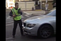 Russian Cop Almost Run-over by Rushing BMW 7 Series Driver