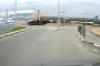 Russian Driver Topples 18-Wheeler in Roundabout