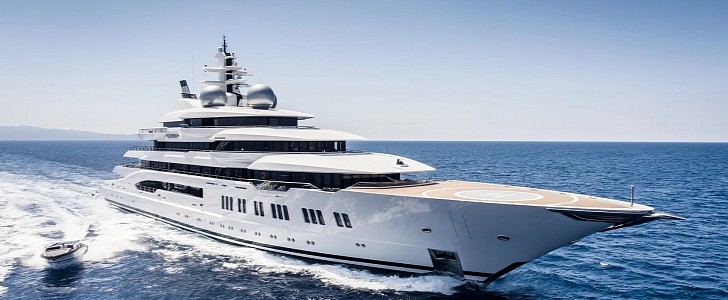 Amadea is a gorgeous superyacht with an unusual deck design