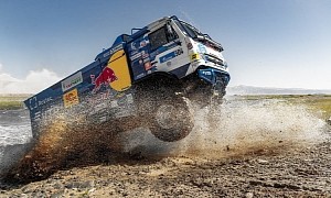 Russian Kamaz Master Truck Cuts Through the Wildest Tracks Like It’s Nothing