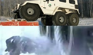 Russian Military Truck Runs Over People Without Hurting Them <span>· Video</span>