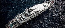 Russian Mogul’s Iconic Superyacht With a Unique Convertible Pool Is Nowhere to Be Found