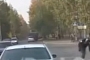 Russian Motorcyclist Uses Old Audi to Dismount