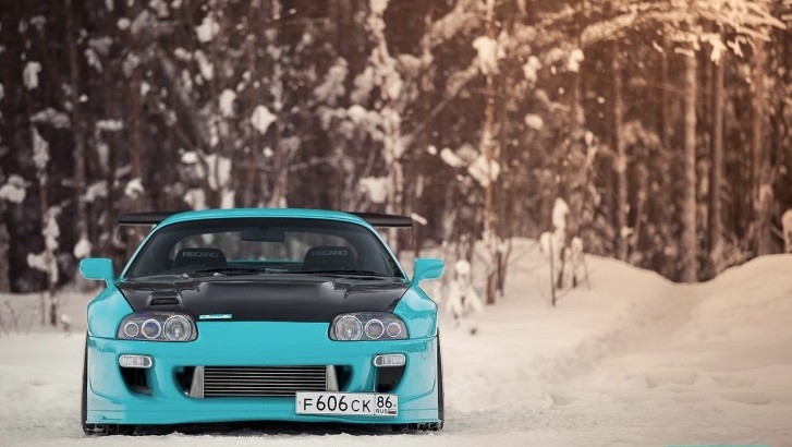 Russian Toyota Supra Is Happy With the Snow - autoevolution