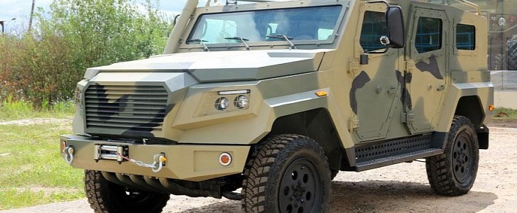 Strela is one of VPK's light-armored vehicles, compared to the heavier Tigr special armored vehicle