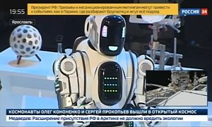 Russia’s Most Advanced Robot Boris is Actually a Man in a Robot Suit