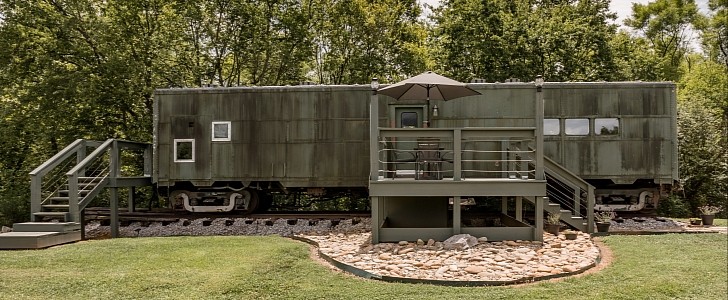 Platform1346 is a converted WWII troop train car